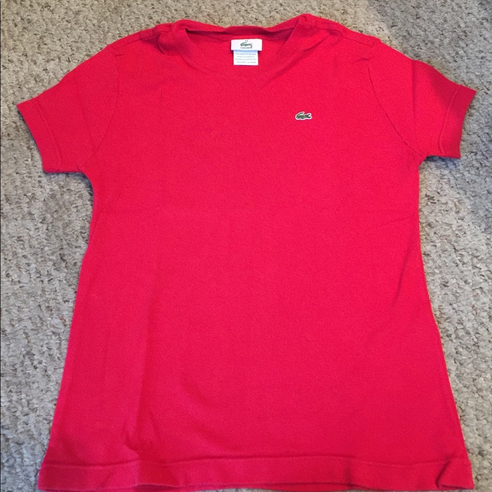 Lacoste Crew Neck Tee Shirt